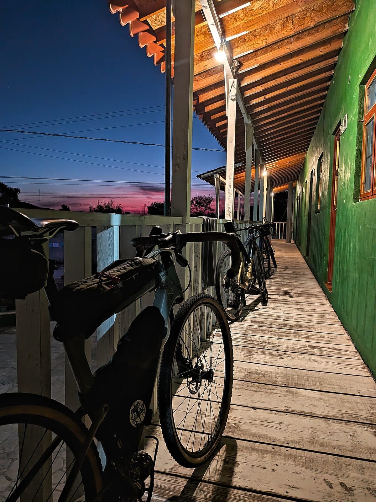 What a bike looks like at the end of the day