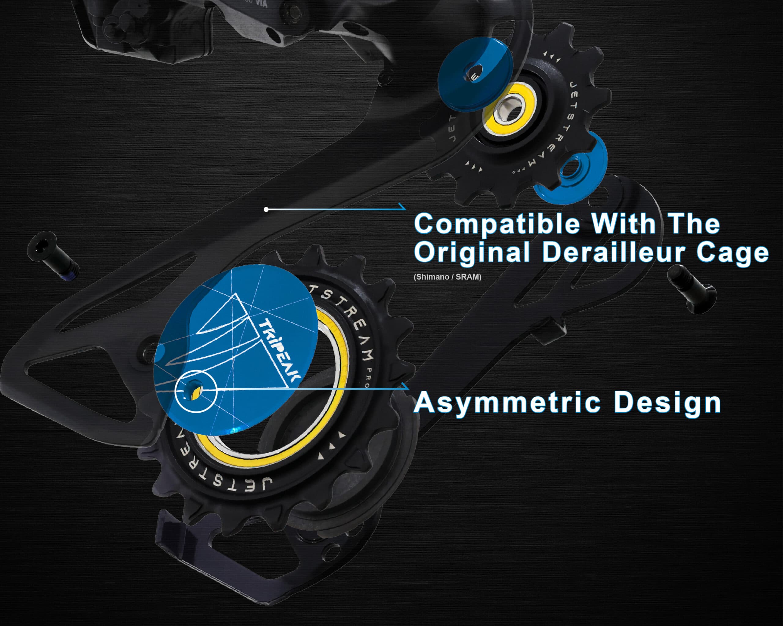 TRiPEAK Poleas sobredimensionadas AERO AOPW miniatura 6