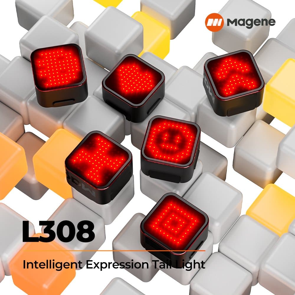 Magene L308 Luz trasera de expresión inteligente miniatura 7