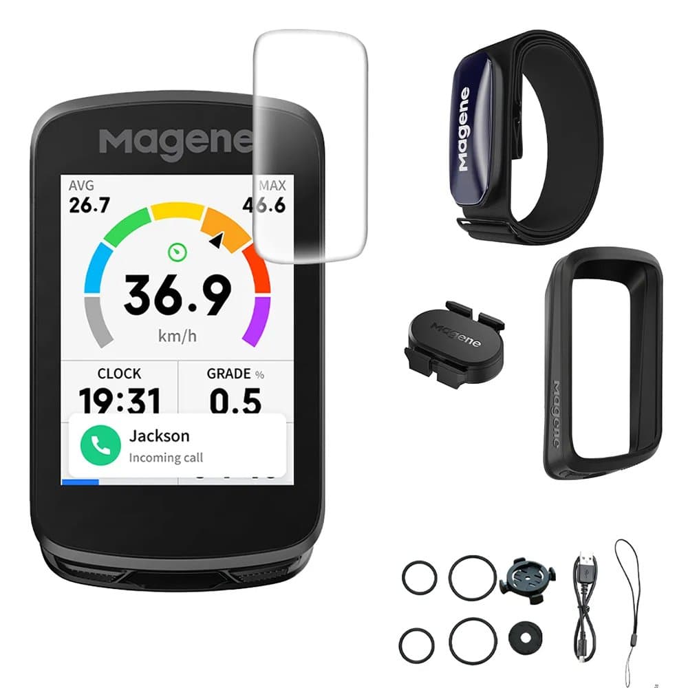 Combo Ciclocomputador Magene C606 V2 Essential