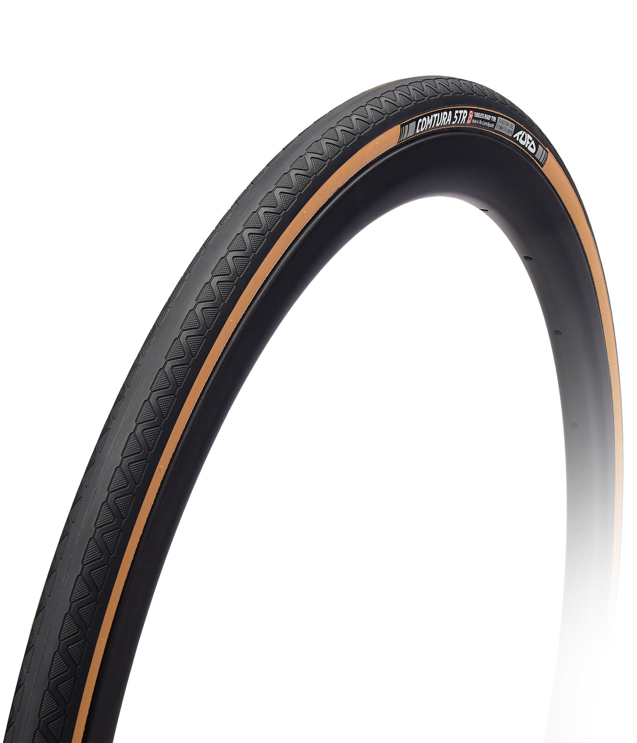 Llanta Ruta TUFO COMTURA 5TR 28-622 (700×28C) Cara Café Tubeless - 1